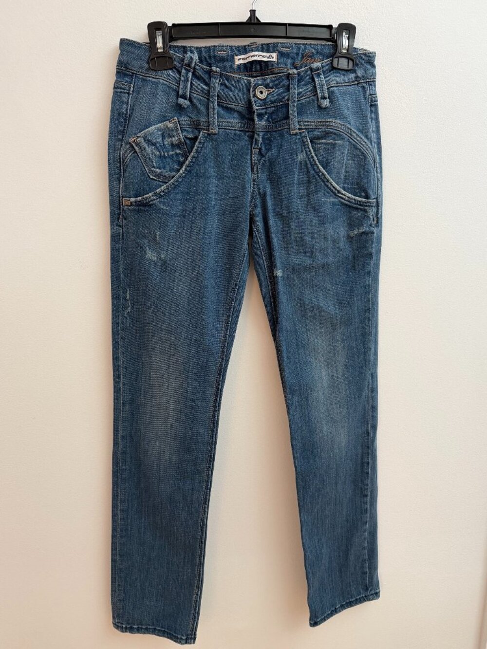 Fornarina Y2K Jane CJ Distressed Low Rise Jeans